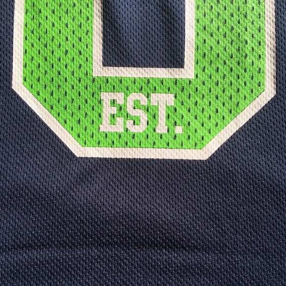 NFL Seahawks (Copy) navy blue/green neon men’s tee - Picture 6 of 7